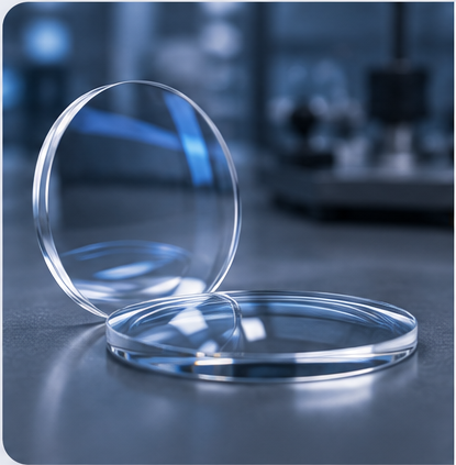 Premium optical lenses in a lab setting